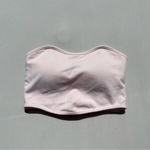 Women's Light Pink Strapless Bandeau